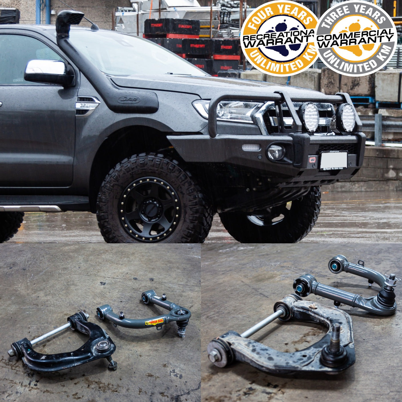 Tough Dog Front Upper Control Arms Ford Ranger PX/PXII