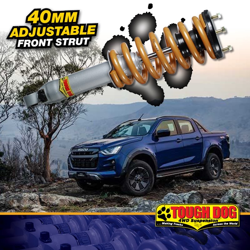 Tough Dog Front Adjustable Assembled Struts Isuzu Dmax