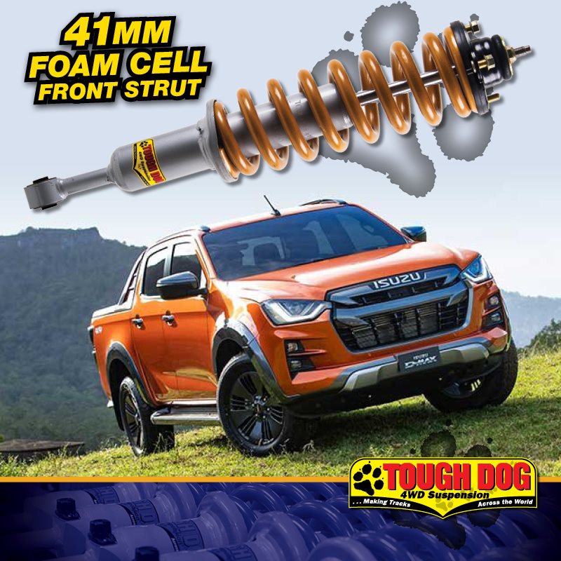 Tough Dog Front Assembled Foam Cell Struts Isuzu Dmax