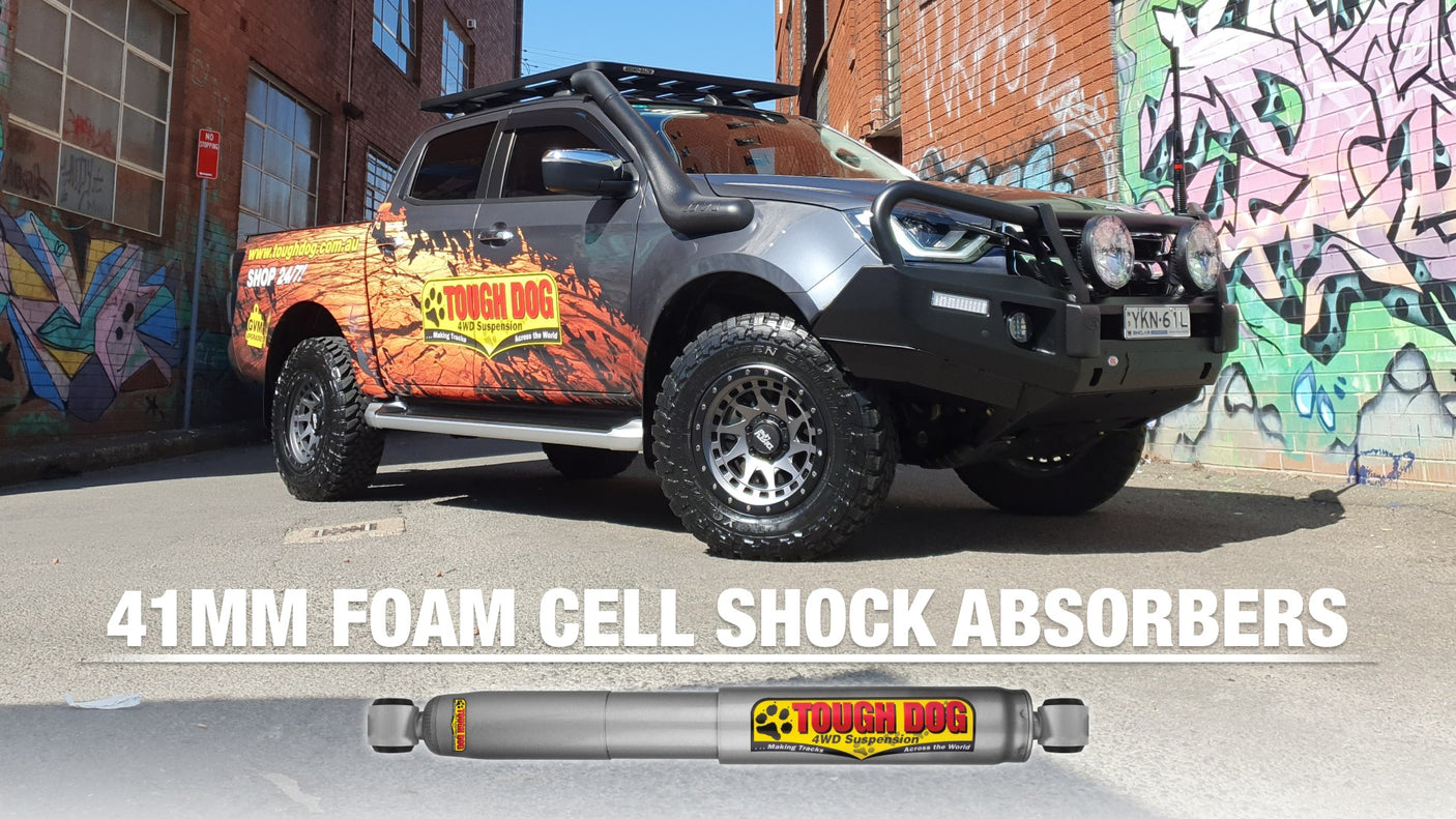 Tough Dog Rear Foam Cell Shock Absorbers Isuzu Dmax