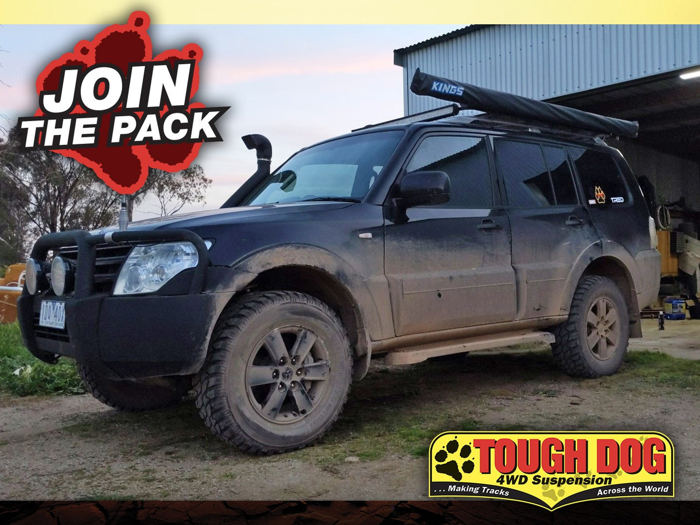 Tough Dog Suspension/Lift Kit Mitsubishi Pajero 2000+ NM - NX