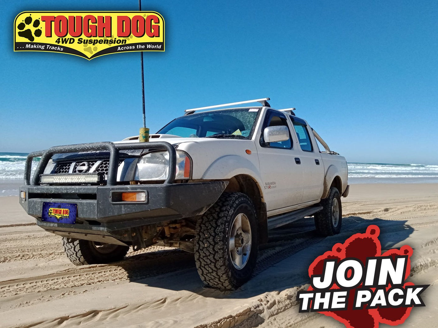 Tough Dog Suspension/Lift Kit Nissan D22 Navara