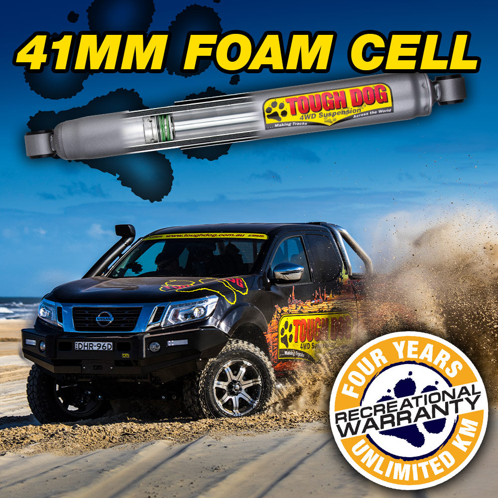 Tough Dog Rear Foam Cell Shocks Nissan Navara NP300