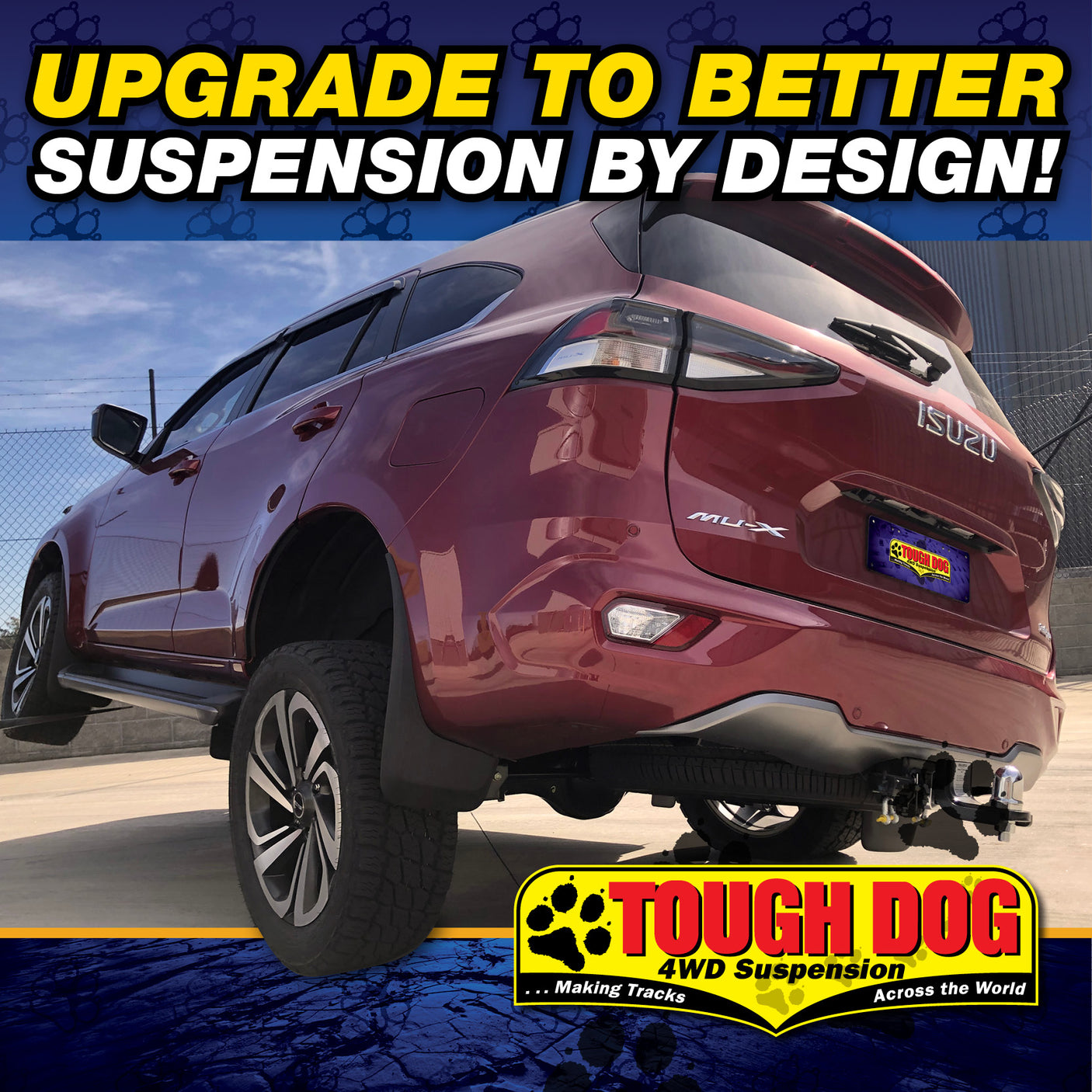 Isuzu MU-X Tough Dog Suspension