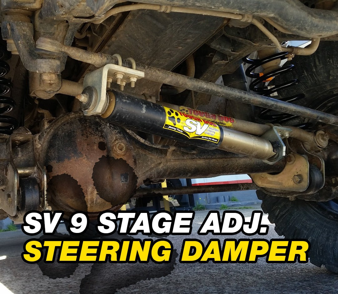 Adjustable 4"+ Steering Damper Nissan Patrol GU/Y61 Wagon