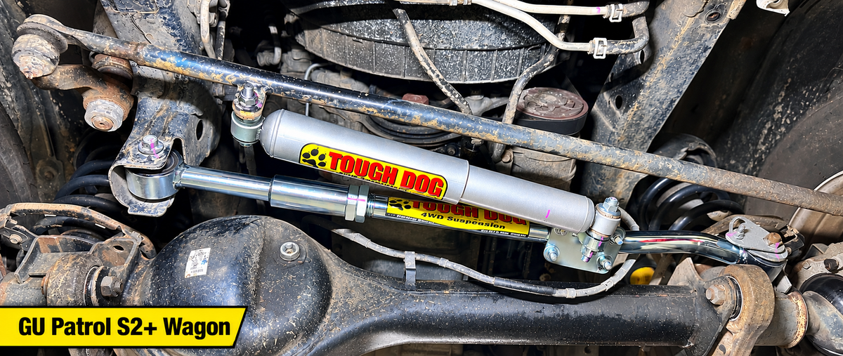 Heavy Duty Steering Damper Nissan Patrol GU/Y61 Wagon
