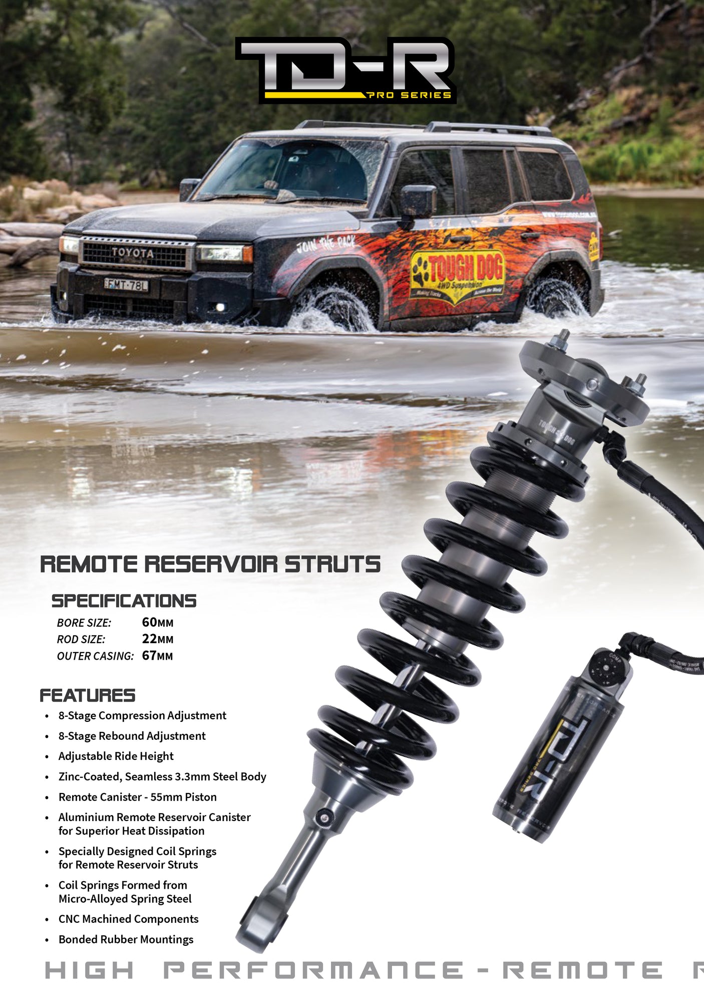 Remote Res Suspension/Lift Kit Mazda BT50 2020+