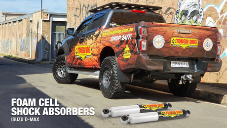 Tough Dog Rear Adjustable Shock Absorbers Isuzu Dmax