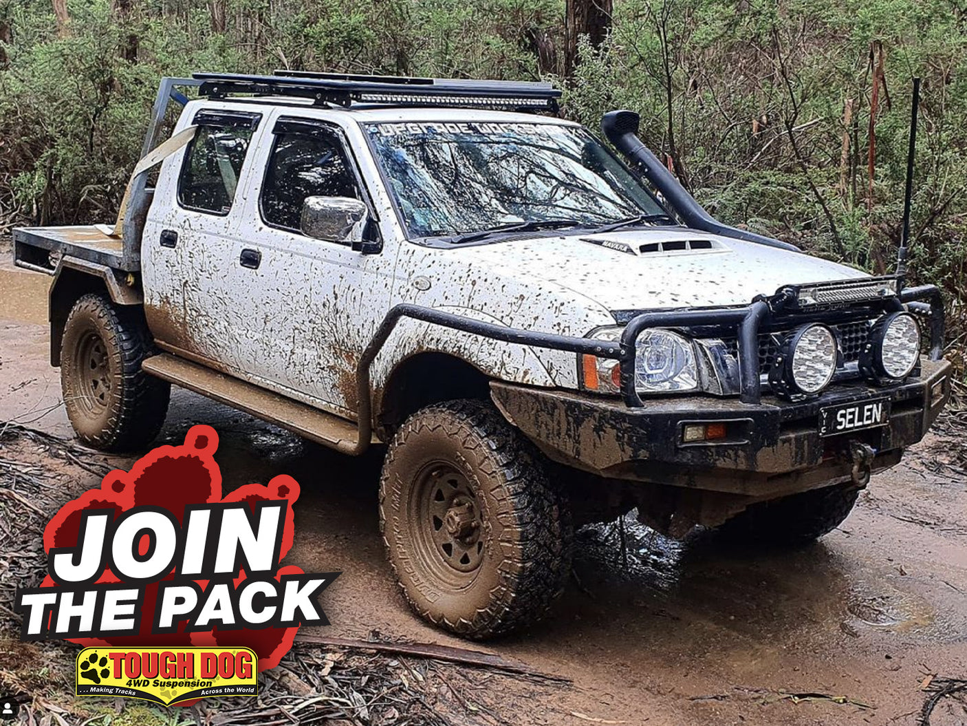 Tough Dog Suspension/Lift Kit Nissan D22 Navara